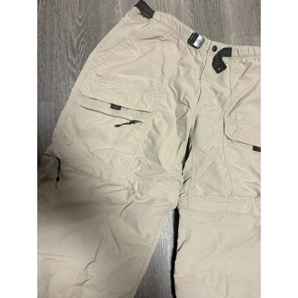 Eastern Mountain Sports EMS Convertible Cargo Pants Men's 36x29 Beige Zip Off - Picture 4 of 10